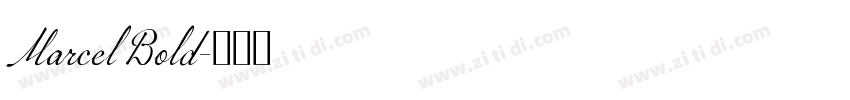 Marcel Bold字体转换